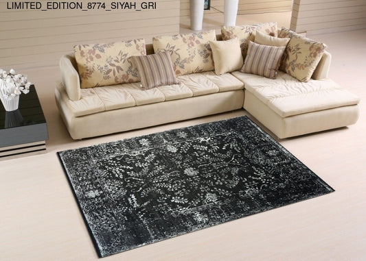 Thảm Sợi Ngắn - LIMITED_EDITION_8774_SIYAH_GRI