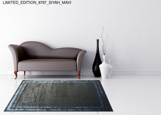 Thảm Sợi Ngắn - LIMITED_EDITION_8787_SIYAH_MAVI