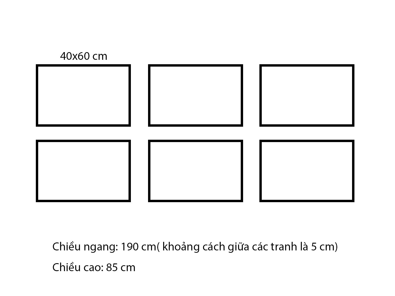 Bộ 6 Tranh Tác Phẩm Van Gogh - VG036