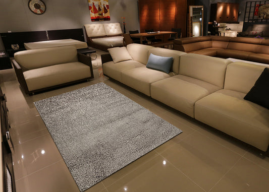 Thảm Lông Xám Phòng Khách - P0055