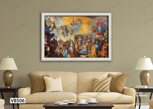 Tranh Ba Màu Nhiệm Vui Thượng Mừng - VB506