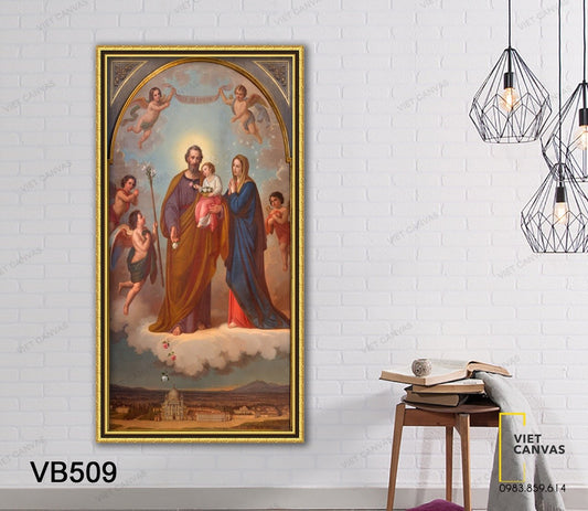 Tranh Chào Mừng Gia Đình Thánh - VB509
