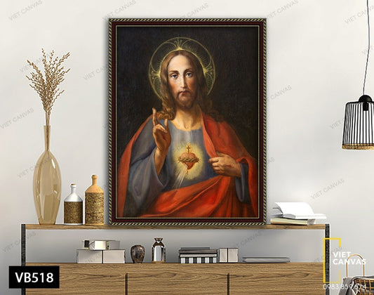 Tranh Trái Tim Của Chúa - VB518