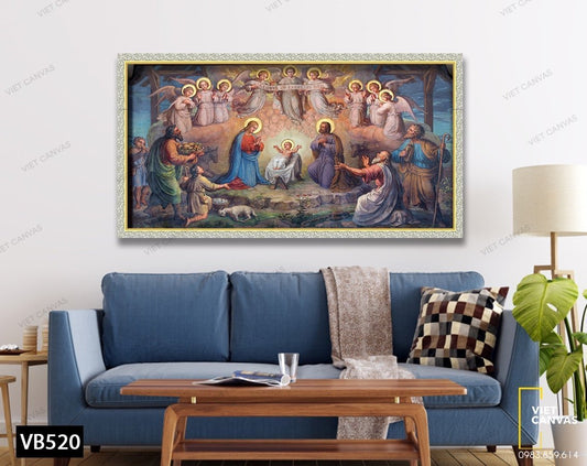 Tranh Chúc Mừng Chúa Giáng Trần - VB520