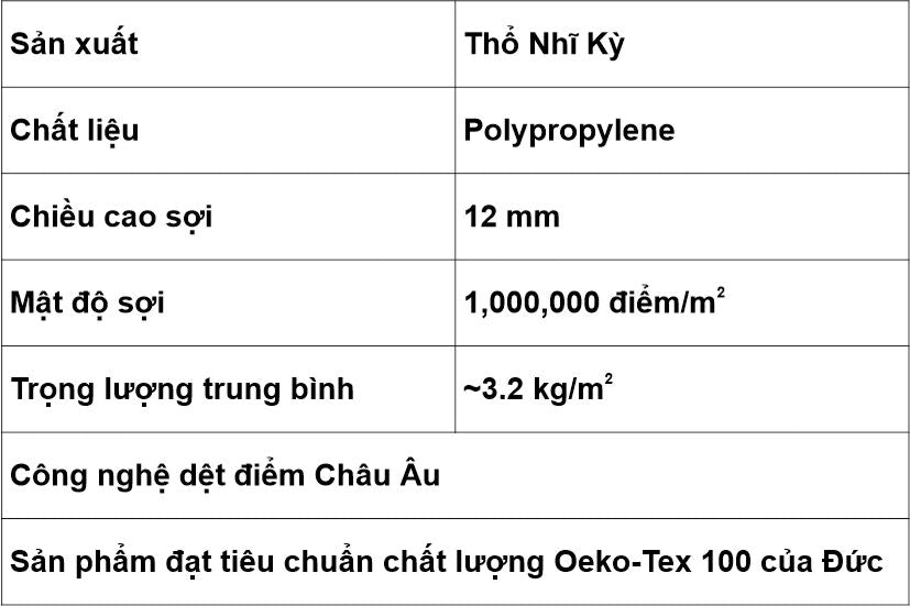 Thảm Lông Ngắn Cao Cấp - R0047