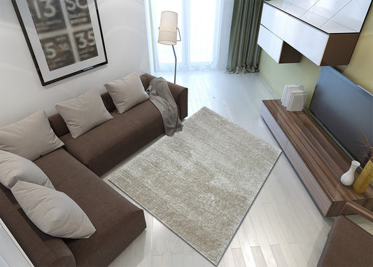 Thảm Lông Xù Trải Sàn Đơn Sắc - S0054