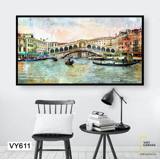 Tranh Thành Phố Venice - VY611