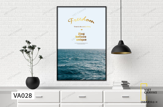 Tranh Biển Cả Xanh Mát - VA028