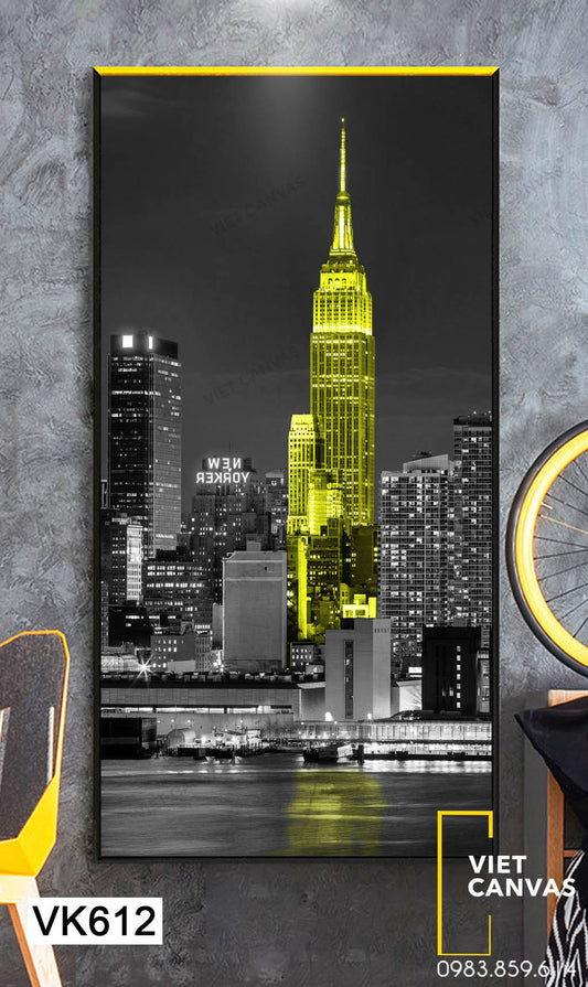 Tranh Tòa Nhà Empire State - VK612