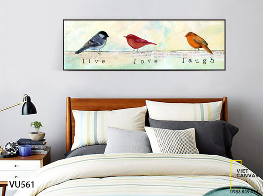 Tranh Ba Chú Chim Nhỏ - VU561