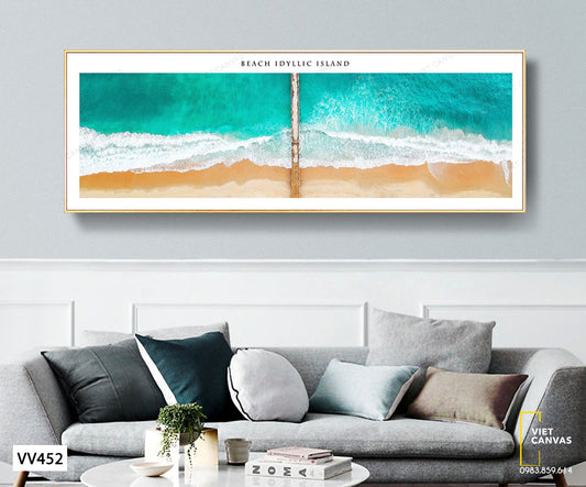 Tranh Bãi Biển Xanh - VV452