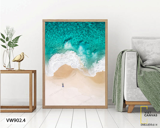 Tranh Bãi Biển Xanh - VW902.4
