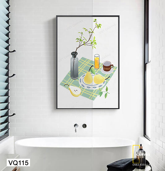 Tranh Bàn Ăn Hoa Quả - VQ115