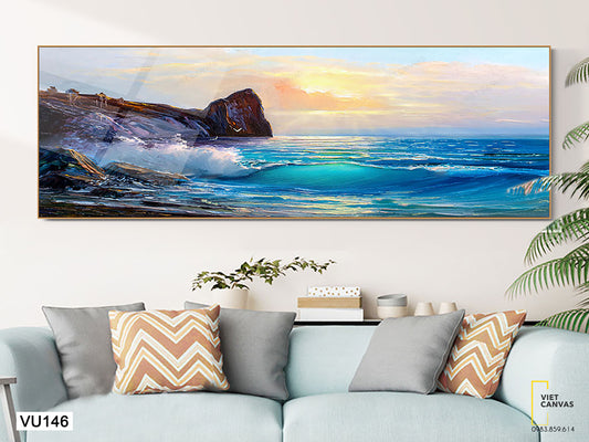Tranh Biển Cả Tươi Mát - VU146