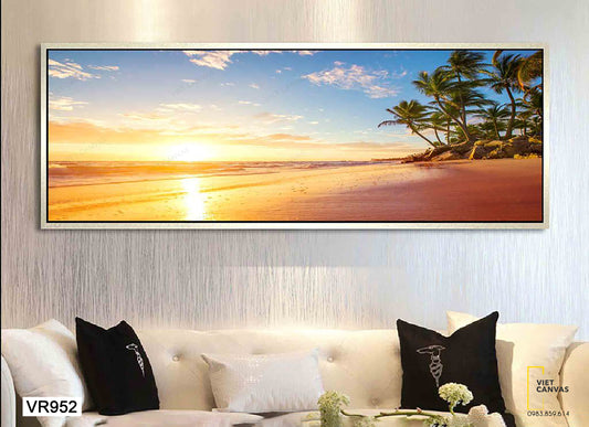 Tranh Biển Chiều Hoàng Hôn - VR952