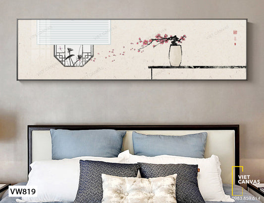 Tranh Bình Hoa Ấn Tượng - VW819