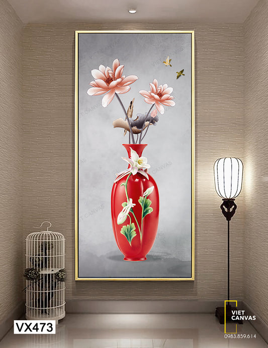 Tranh Bình Hoa Khoe Sắc - VX473