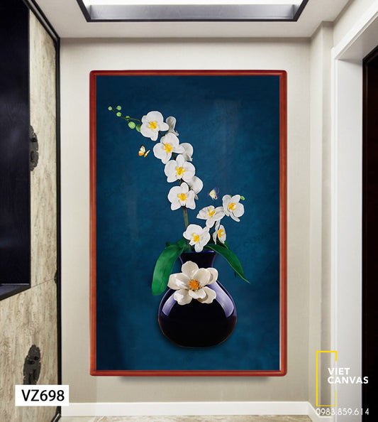 Tranh Bình Phong Lan - VZ698