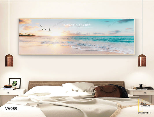 Tranh Bờ Biển Xanh - VV989