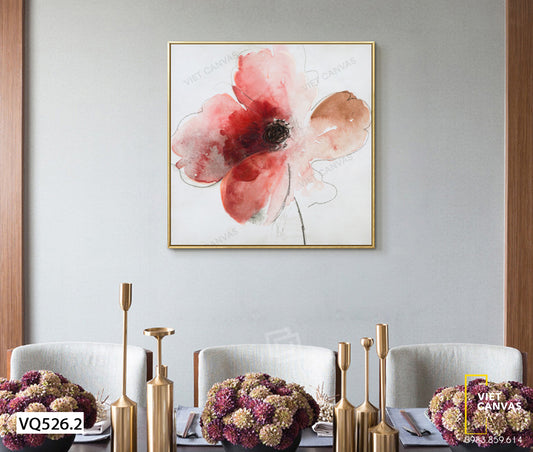 Tranh Bông Hoa Đỏ - VQ526.2