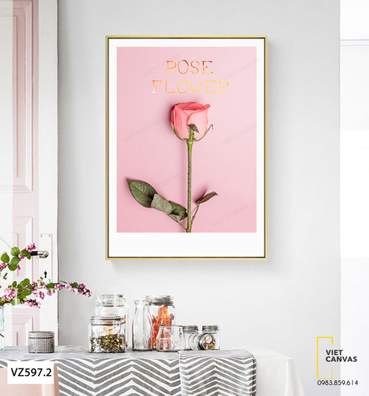 Tranh Bông Hồng Tình Yêu - VZ597.2