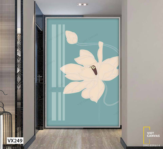 Tranh Bông Sen Dịu Dàng - VX249