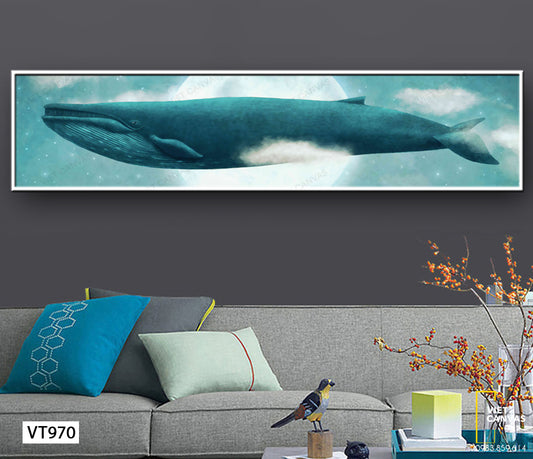 Tranh Cá Voi Xanh - VT970