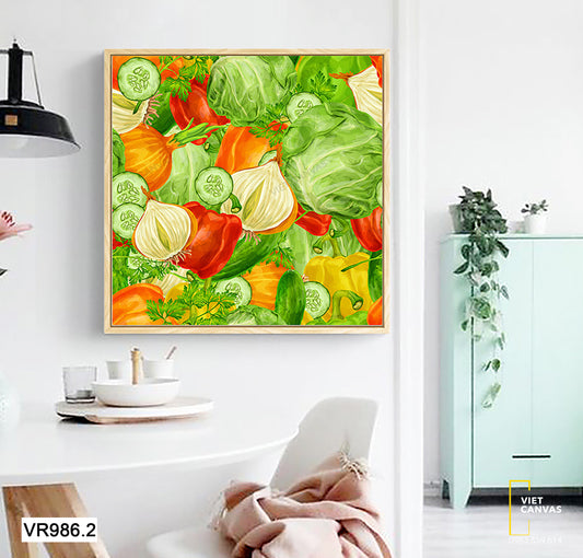 Tranh Các Loại Rau Củ - VR986.2