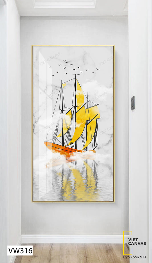 Tranh Cánh Buồm Vàng - VW316