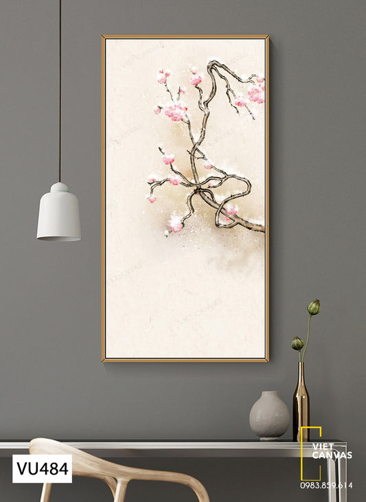 Tranh Cành Hoa Anh Đào - VU484