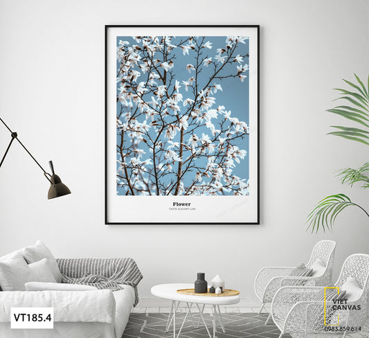 Tranh Cành Hoa Và Bầu Trời - VT185.4