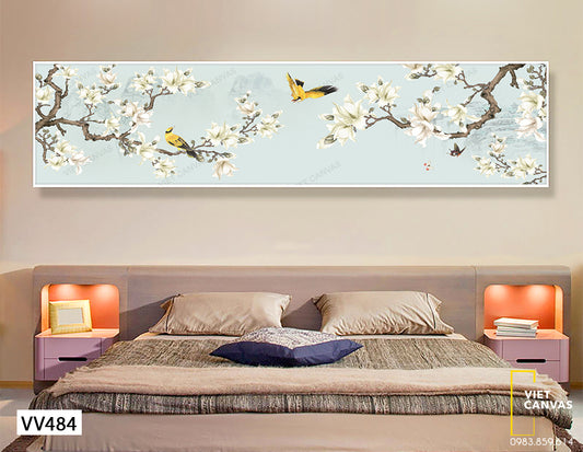 Tranh Cành Hoa Và Chim - VV484