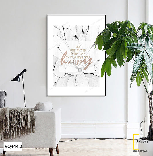 Tranh Cánh Hoa Và Quotes - VQ444.2