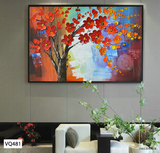 Tranh Cành Hoa Xinh - VQ481