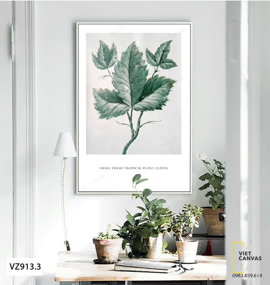 Tranh Cành Lá Xanh - VZ913.3