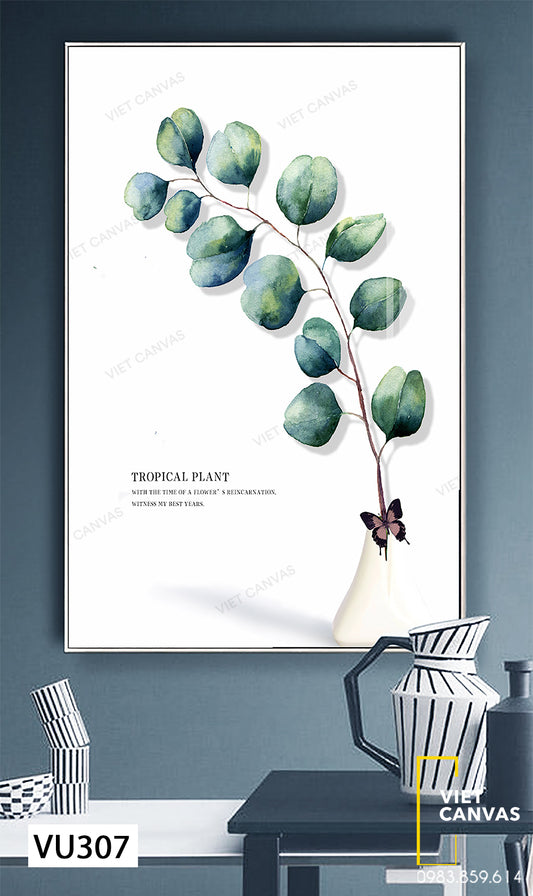 Tranh Cành Lá Xanh - VU307