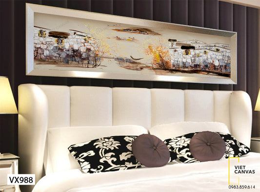 Tranh Cảnh Làng Quê Yên Tĩnh - VX988