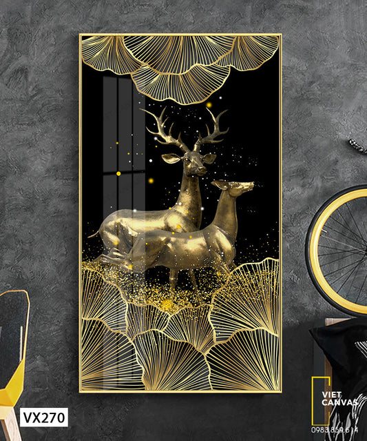 Tranh Cặp Hươu Oai Phong - VX270