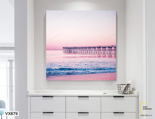 Tranh Cầu Nối Biển - VX679