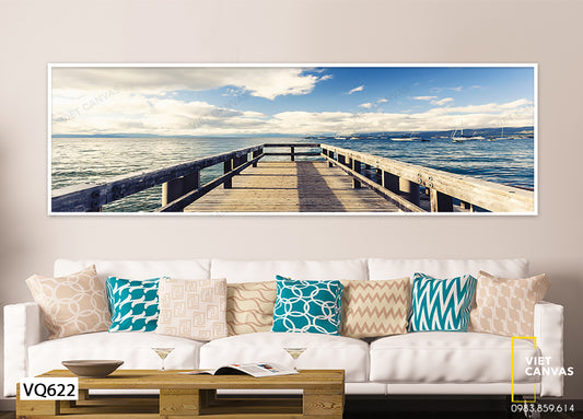 Tranh Cây Cầu Ra Biển - VQ622