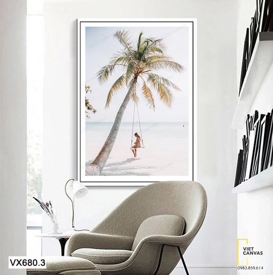 Tranh Cây Dừa - VX680.3