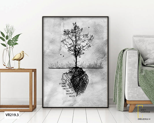 Tranh Cây Và Bộ Rễ - VR219.3