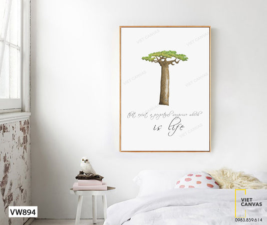 Tranh Cây Và Quotes - VW894