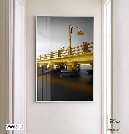 Tranh Chiếc Cầu Màu Vàng - VW631.2