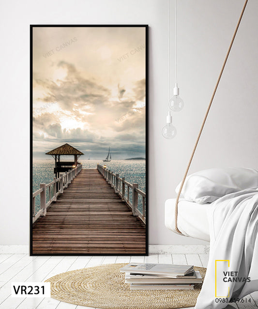 Tranh Chiếc Cầu Và Bầu Trời - VR231