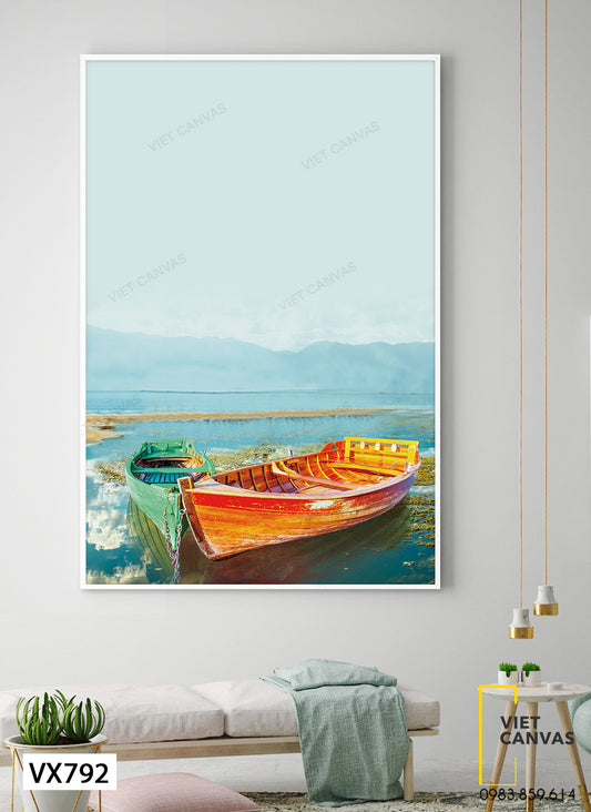 Tranh Chiếc Thuyền Xinh Xắn - VX792