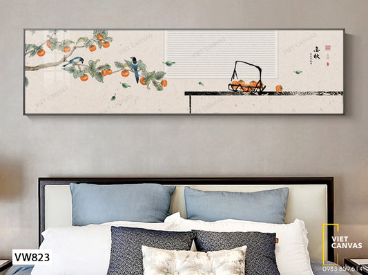 Tranh Chim Hót Trên Cành Cây - VW823