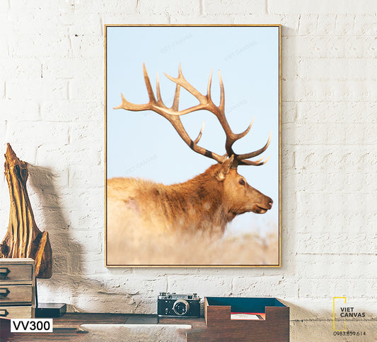 Tranh Chú Hươu - VV300