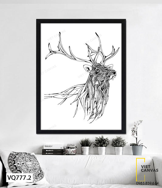 Tranh Chú Hươu - VQ777.2