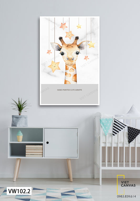 Tranh Chú Hươu Hoạt Hình - VW102.2